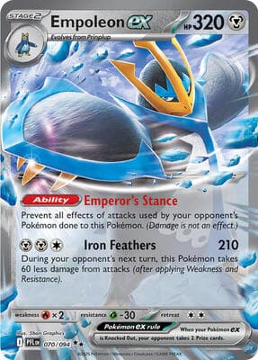 Empoleon ex Phantasmal Flames #70