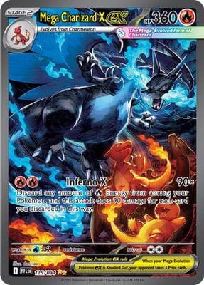 Mega Charizard X ex Phantasmal Flames #125