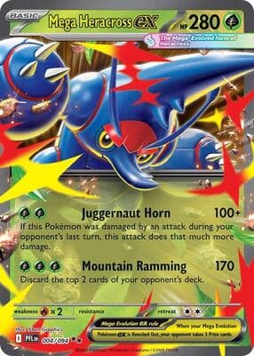 Mega Heracross ex Phantasmal Flames #4