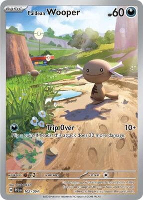 Paldean Wooper Phantasmal Flames #102