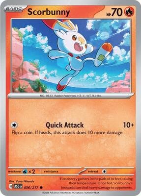Scorbunny Ascended Heroes #36