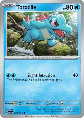 Totodile Ascended Heroes #41