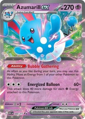 Azumarill ex Ascended Heroes #84