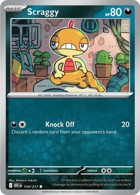 Scraggy Ascended Heroes #134