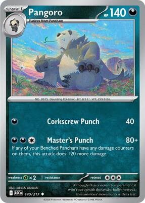 Pangoro Ascended Heroes #140