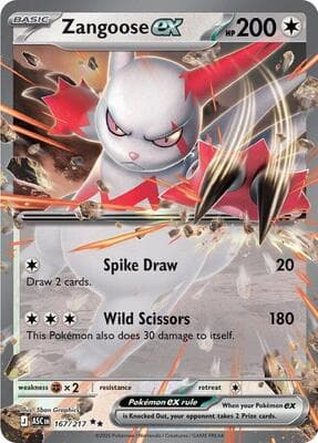 Zangoose ex Ascended Heroes #167