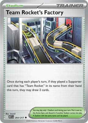Team Rocket's Factory Ascended Heroes #203