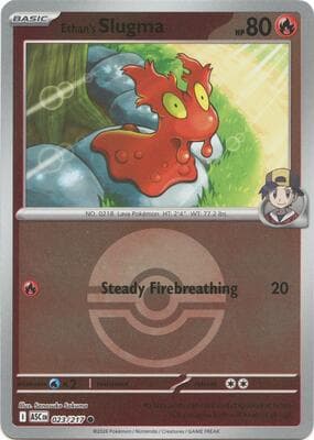 Ethan's Slugma · Poke Ball