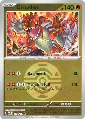 Groudon · Dusk Ball Ascended Heroes #108