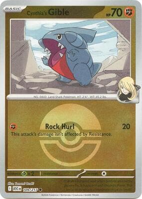 Cynthia's Gible · Poke Ball
