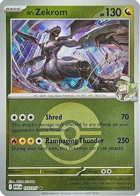 N's Zekrom · Poke Ball Ascended Heroes #155