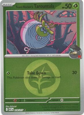 Team Rocket's Tarountula · Energy Symbol Pattern