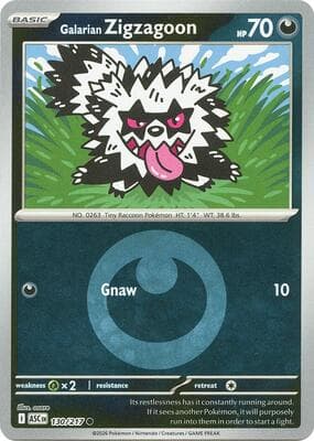 Galarian Zigzagoon · Energy Symbol Pattern