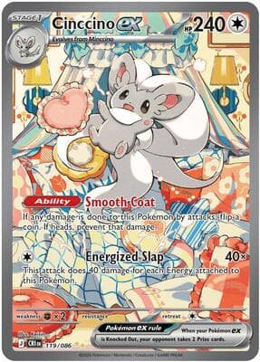 Cinccino ex Chaos Rising #119