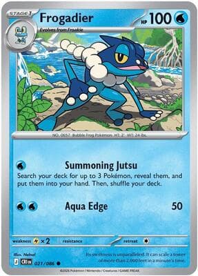 Frogadier Chaos Rising #21