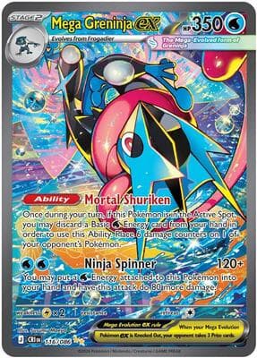 Mega Greninja ex Chaos Rising #116