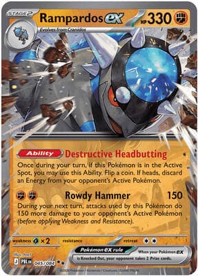 Rampardos ex Pitch Black #45