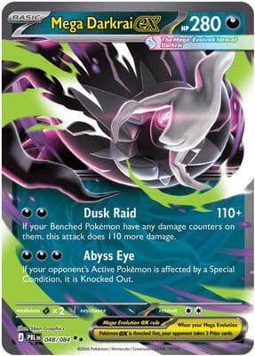 Mega Darkrai ex Pitch Black #48