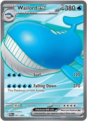 Wailord ex Pitch Black #97