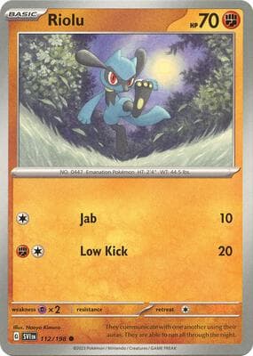 Riolu Scarlet & Violet #112