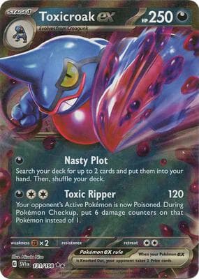 Toxicroak ex Scarlet & Violet #131