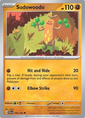 Sudowoodo Paldea Evolved #109