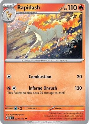 Rapidash Temporal Forces #27