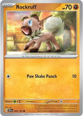 Rockruff Temporal Forces #89