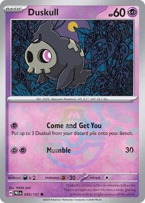 Duskull · Master Ball Pattern