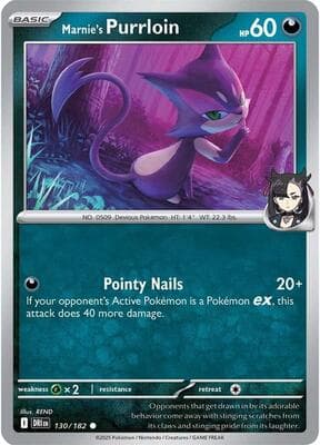 Marnie's Purrloin Destined Rivals #130