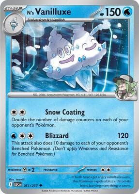 N's Vanilluxe Ascended Heroes #51