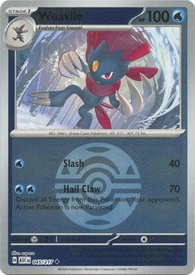 Weavile · Dusk Ball