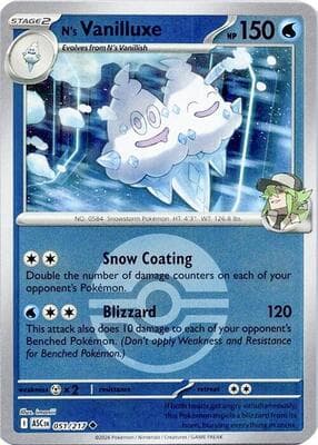 N's Vanilluxe · Poke Ball